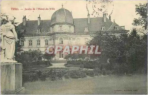 Ansichtskarte AK Toul Jardin de l'Hotel de Ville