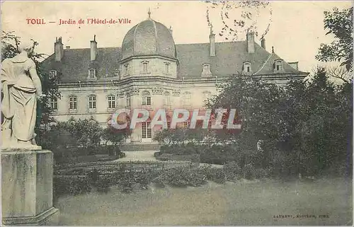 Cartes postales Toul Jardin de l'Hotel de Ville