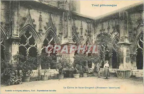 Ansichtskarte AK Toul Pittoresque Le Cloitre de Saint Gengoult (Monument Historique)