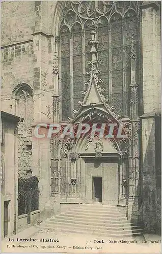 Cartes postales Toul La Lorraine Illustree Saint Gengoult Le Portail