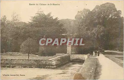 Cartes postales Entree du Chateau de St Maurice