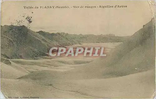 Cartes postales Vallee du Planay (Savoie) Mer de Nuages Aiguilles d'Arves