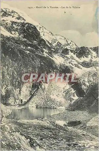 Ansichtskarte AK Massif de la Vanoise Lac de la Valette