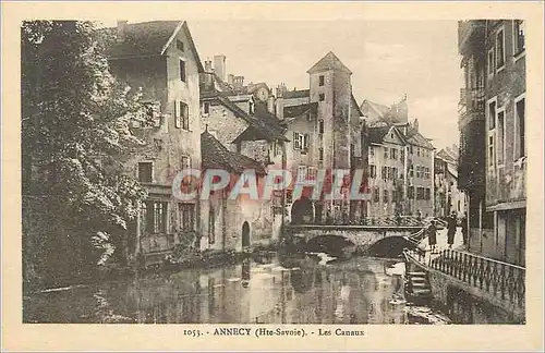 Ansichtskarte AK Annecy (Hte Savoie) Les Canaux