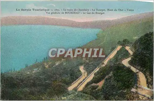 Cartes postales La Route de Chambery La Savoie Touristique Le Bourget Mont du Chat Yenne
