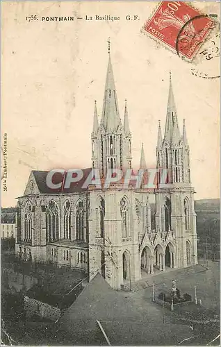 Cartes postales Pontmain La Basilique