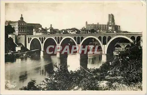 Cartes postales moderne Albi (Tarn) Le Pont Neuf La Cathedrale et le Lycee
