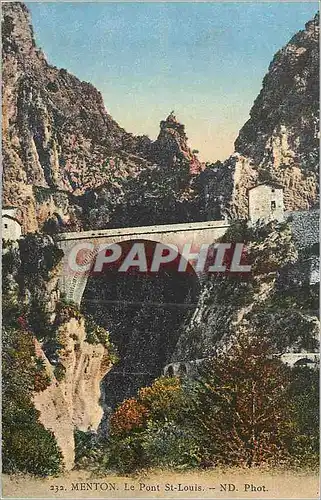 Cartes postales Menton Le Pont St Louis