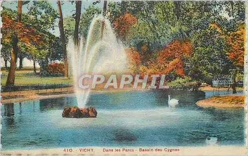 Cartes postales Vichy Dans les Parcs Bassin des Cygnes