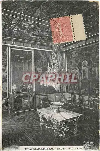 Cartes postales Fontainebleau Salon du Pape