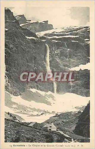 Cartes postales Gavarnie Le Cirque et la Grande Cascade