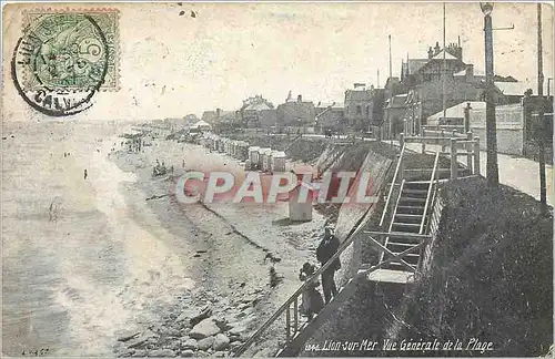 Cartes postales Lion sur Mer Vue Generale de la Plage