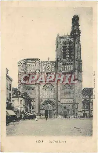 Cartes postales Sens La Cathedrale