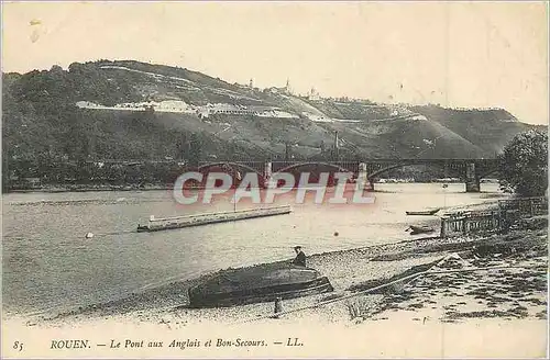 Cartes postales Rouen Le Pont aux Anglais et Bon Secours