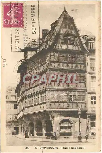 Cartes postales Strasbourg Maison Kammerzell