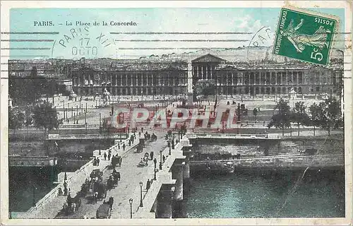 Cartes postales Paris La Place de la Concorde