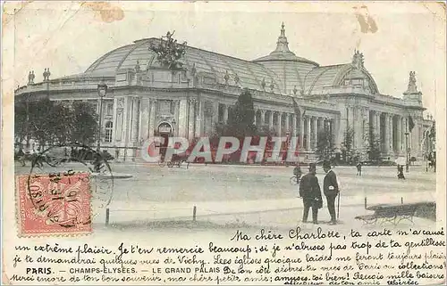 Cartes postales Paris Champs Elysees Le Grand Palais