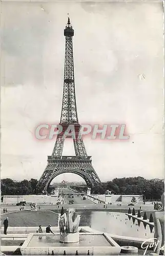 Cartes postales moderne Paris et ses Merveilles La Tour Eiffel (1887 1889) Vue des Jardins du Trocadero