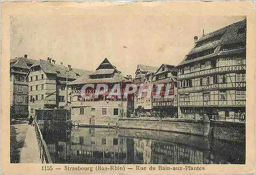 Cartes postales Strasbourg (Bas Rhin) Rue du Bain aux Plantes