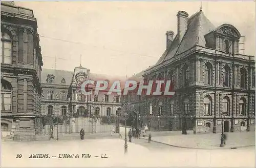 Ansichtskarte AK Amiens L'Hotel de Ville