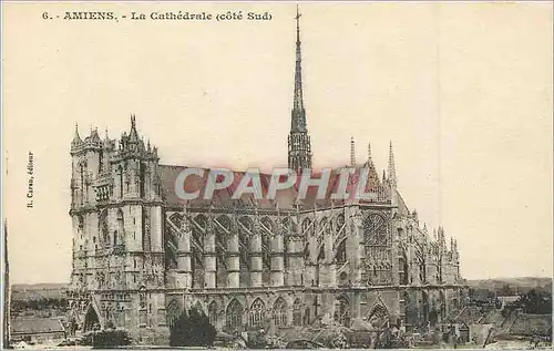 Ansichtskarte AK Amiens La Cathedrale Cote Sud