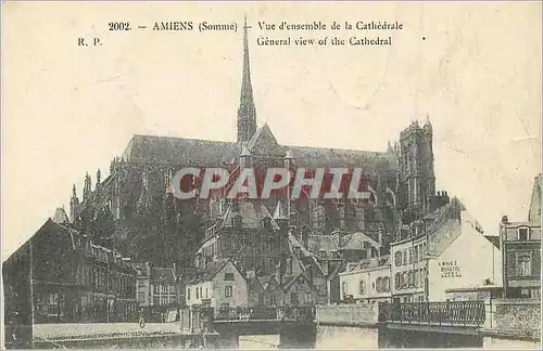 Ansichtskarte AK Amiens (Somme) Vue d'Ensemble de la Cathedrale