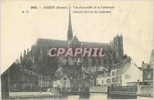 Cartes postales Amiens (Somme) Vue d'Ensemble de la Cathedrale
