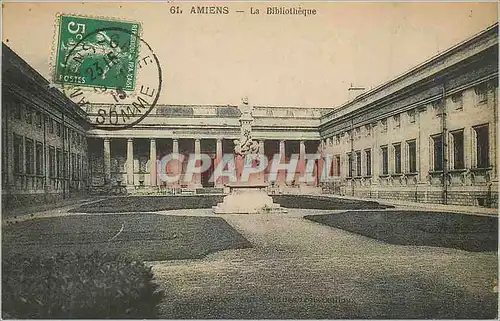 Ansichtskarte AK Amiens La Bibliotheque