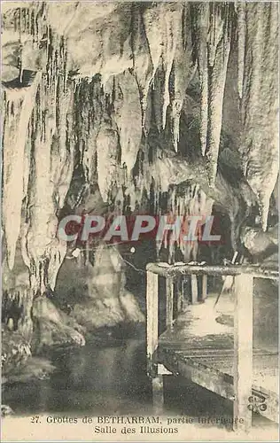 Cartes postales Grottes de Betharram partie Inferieure Salle des Illusions