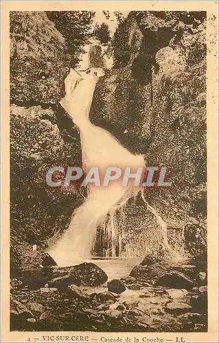 Cartes postales Vic sur Cere Cascade de la Conche