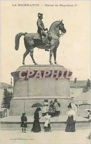 Cartes postales La Roche sur Yon Statue de Napoleon 1er