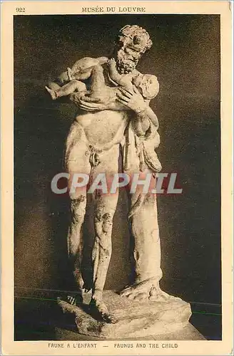 Cartes postales Musee du Louvre Faune a l'Enfant