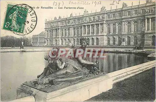 Cartes postales Palais de Versailles Les Parterres d'Eau