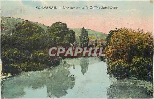 Cartes postales Tonnerre L'Armancon et la Colline Saint Loup