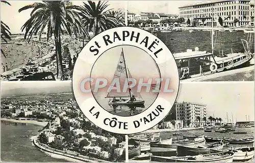 Moderne Karte St Raphael La Cote d'Azur