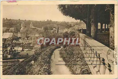 Ansichtskarte AK (Ille et Vilaine) Bretagne La Douce France La Ville Basse vue du Jardin Public