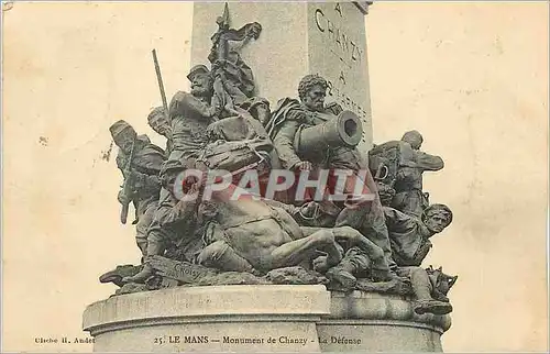 Cartes postales Le Mans Monument de Chanzy La Defense Militaria