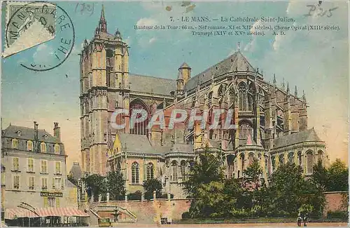 Cartes postales Le Mans La Cathedrale Saint Julien