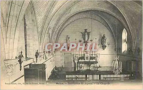 Ansichtskarte AK Melun Institution St Aspais La Chapelle