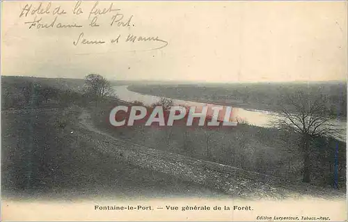 Cartes postales Fontaine Le Port Vue Generale de la Foret