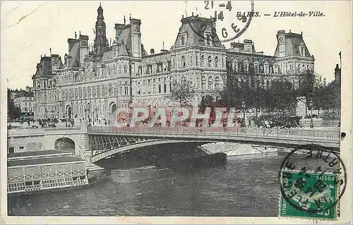 Cartes postales Paris L'Hotel de Ville