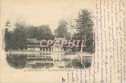 Ansichtskarte AK Petit Trianon La Maison du Seigneur (carte 1900)