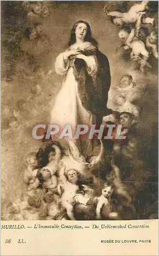 Cartes postales Musee du Louvre Paris Murillo L'Immaculee Conception