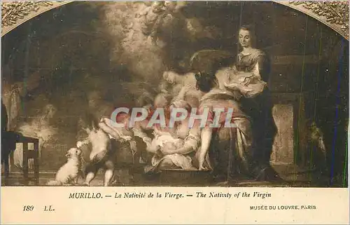 Cartes postales Musee du Louvre Paris Murillo La Natitive de la Vierge