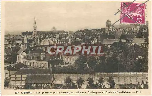 Cartes postales Lisieux Vue Generale sur le Carmel