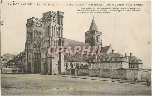 Ansichtskarte AK Caen Abbaye aux Dames (Eglise de la Trinite) la Normandie