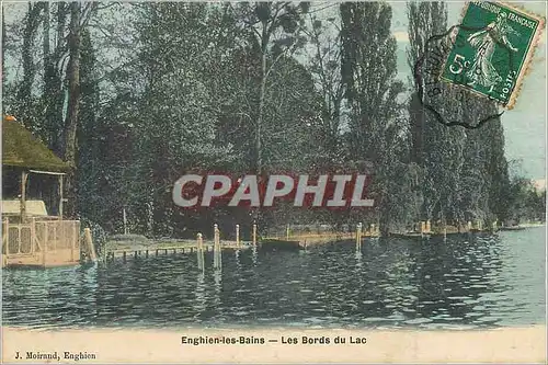 Cartes postales Enghien les Bains les Bords du Lac