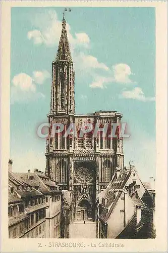 Cartes postales Strasbourg la Cathedrale