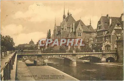 Cartes postales Strassburg Ecole Superieure des Filles