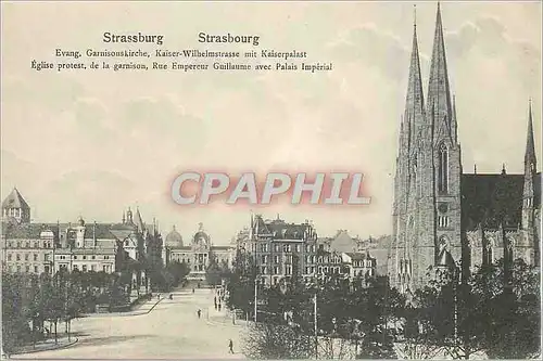 Cartes postales Strasbourg Evang Garnisonskirche